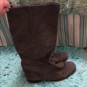 Nine West Slouchy Gray Boots